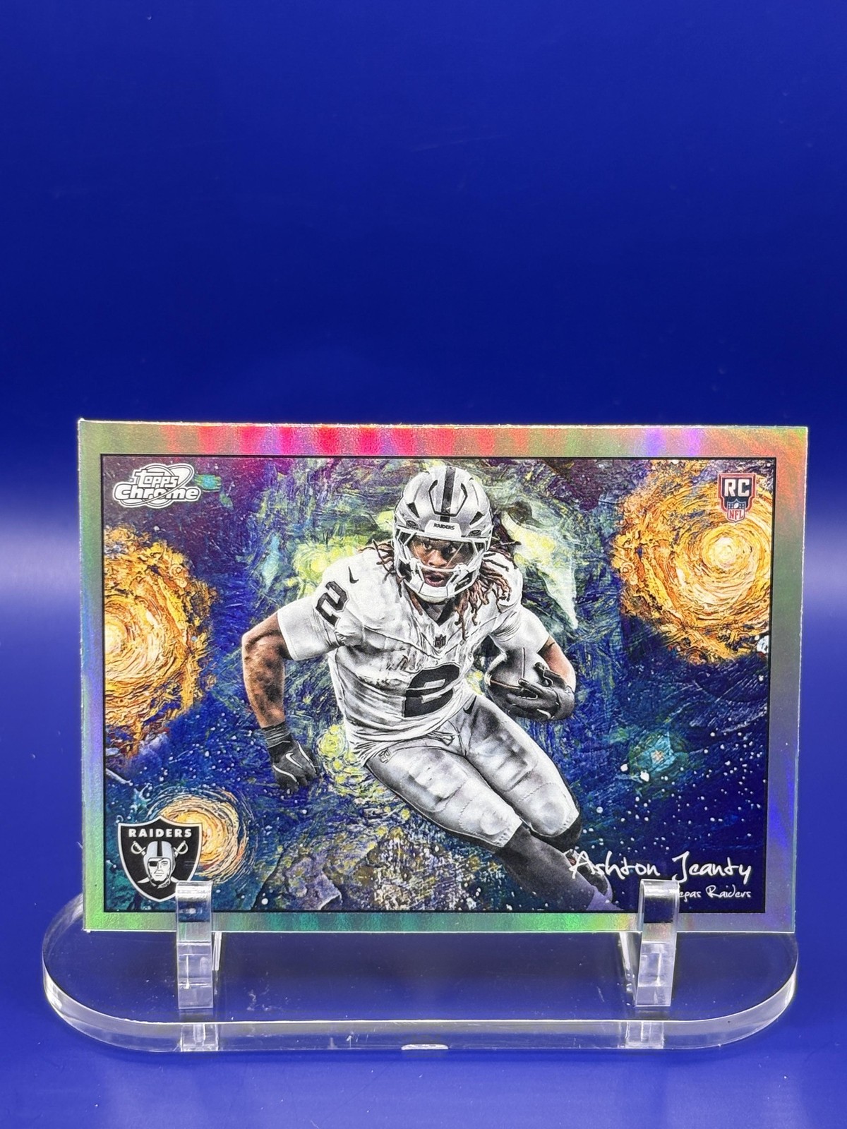 2025 Topps Chrome Cosmic #STN-4 Ashton Jeanty Stars in the Night