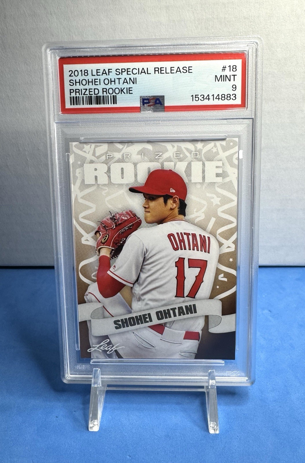 2018 Leaf Special Release Shohei Ohtani Prized Rookie Card PSA 9 Mint 🔥🔥🔥