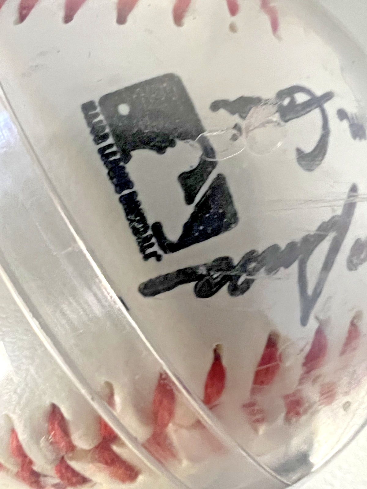 Two MLB Mystery Baseballs – One w/ Signature, one w/ Printed Replica Signatures