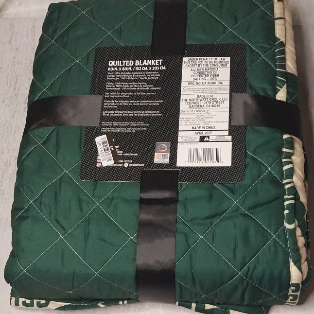 The Northwest Group Colorado State Rams Green White Blanket 60 in x 80 in NCAA