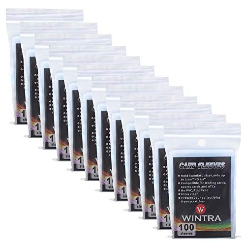 Penny Card Sleeves 2000 Count 2-5/8 x 3-5/8 Ultra Clear Soft Protectors Trading