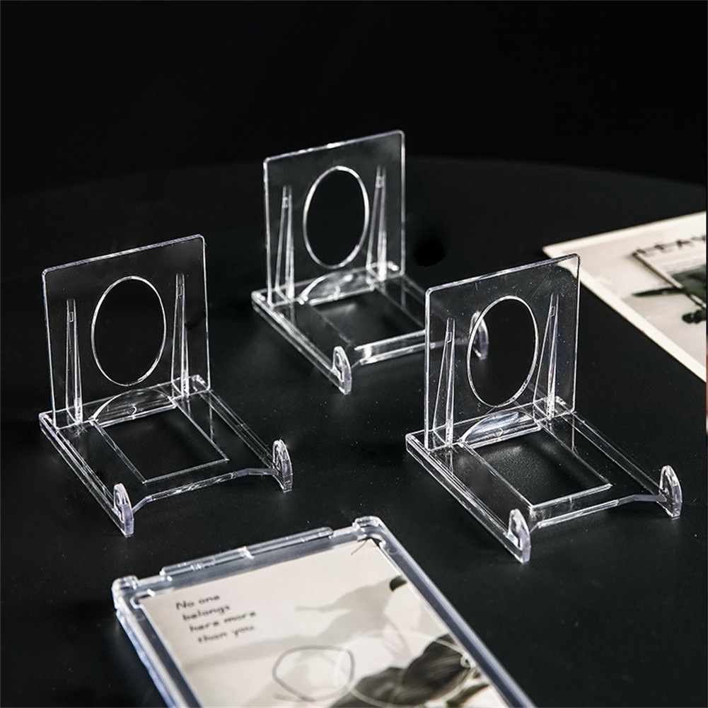 Adjustable Acrylic Stands Display Rack for Photos Crafts Office Desktop Storage