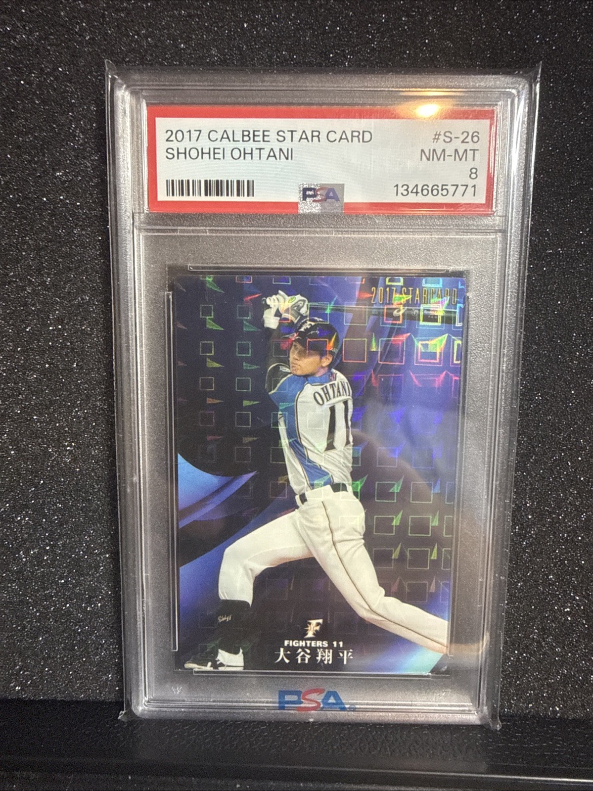 2017 Calbee Star Card Shohei Ohtani #S-26 (RC) PSA 8