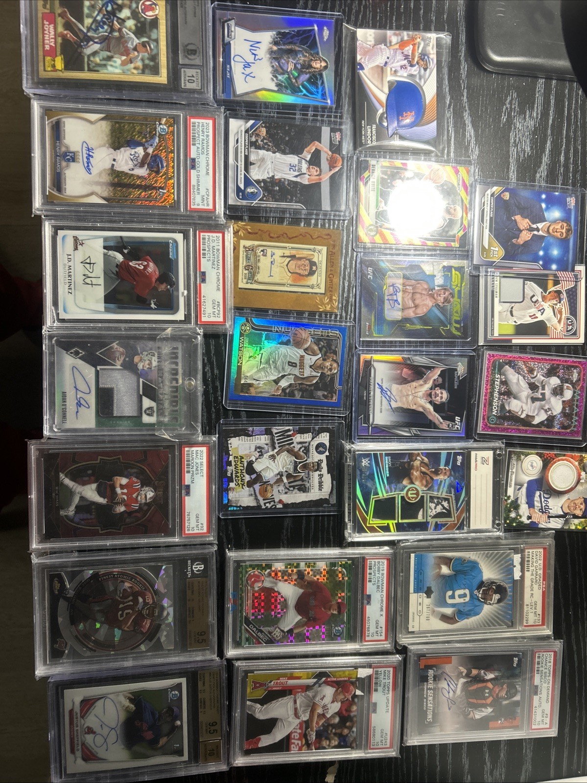 150 random sports cards unsearched massive estate sale autos patches psa 10s mor