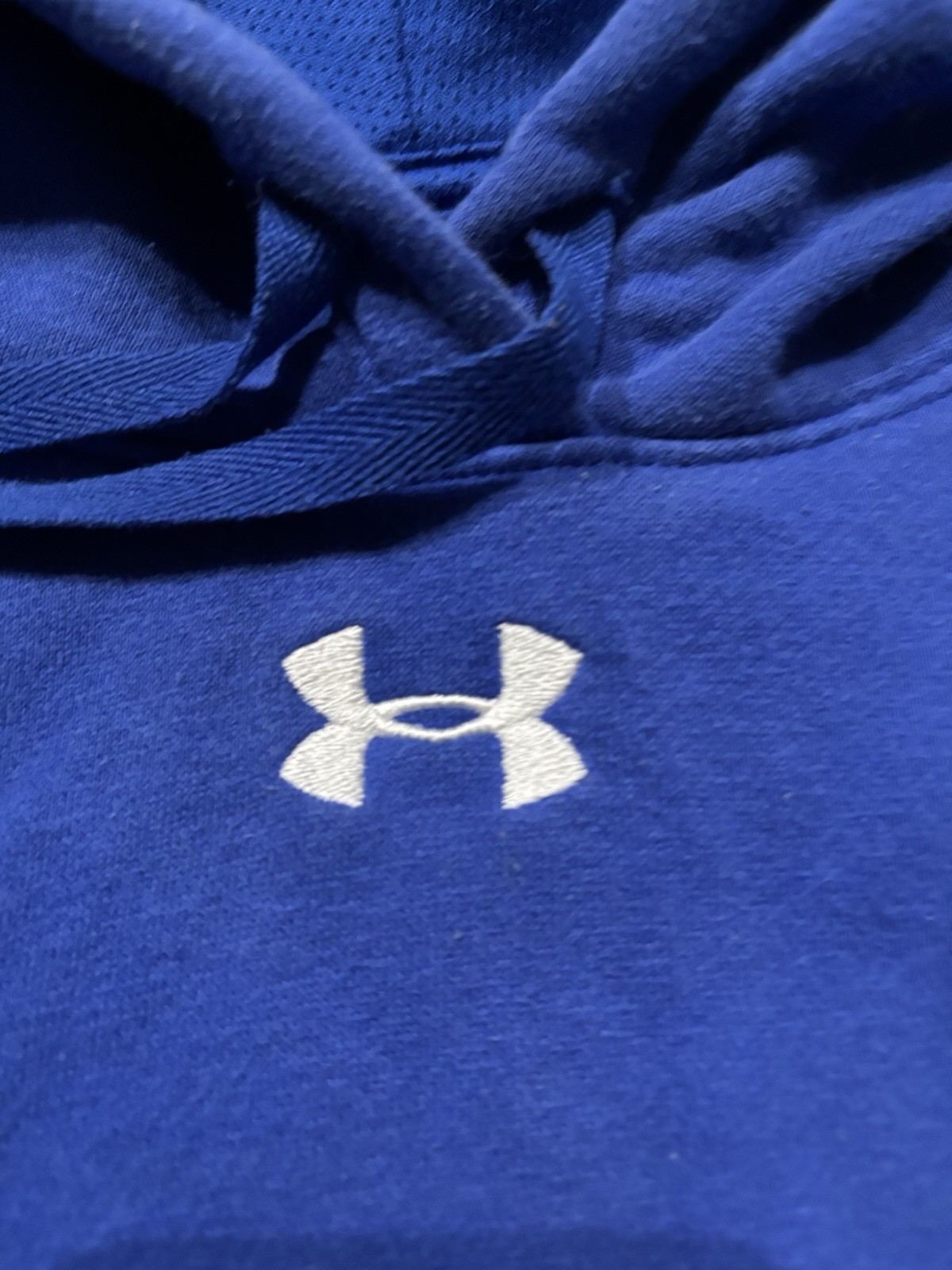 Under Armour NFL Shield Logo Hoodie Sweatshirt. Mens M. Blue. See Details!
