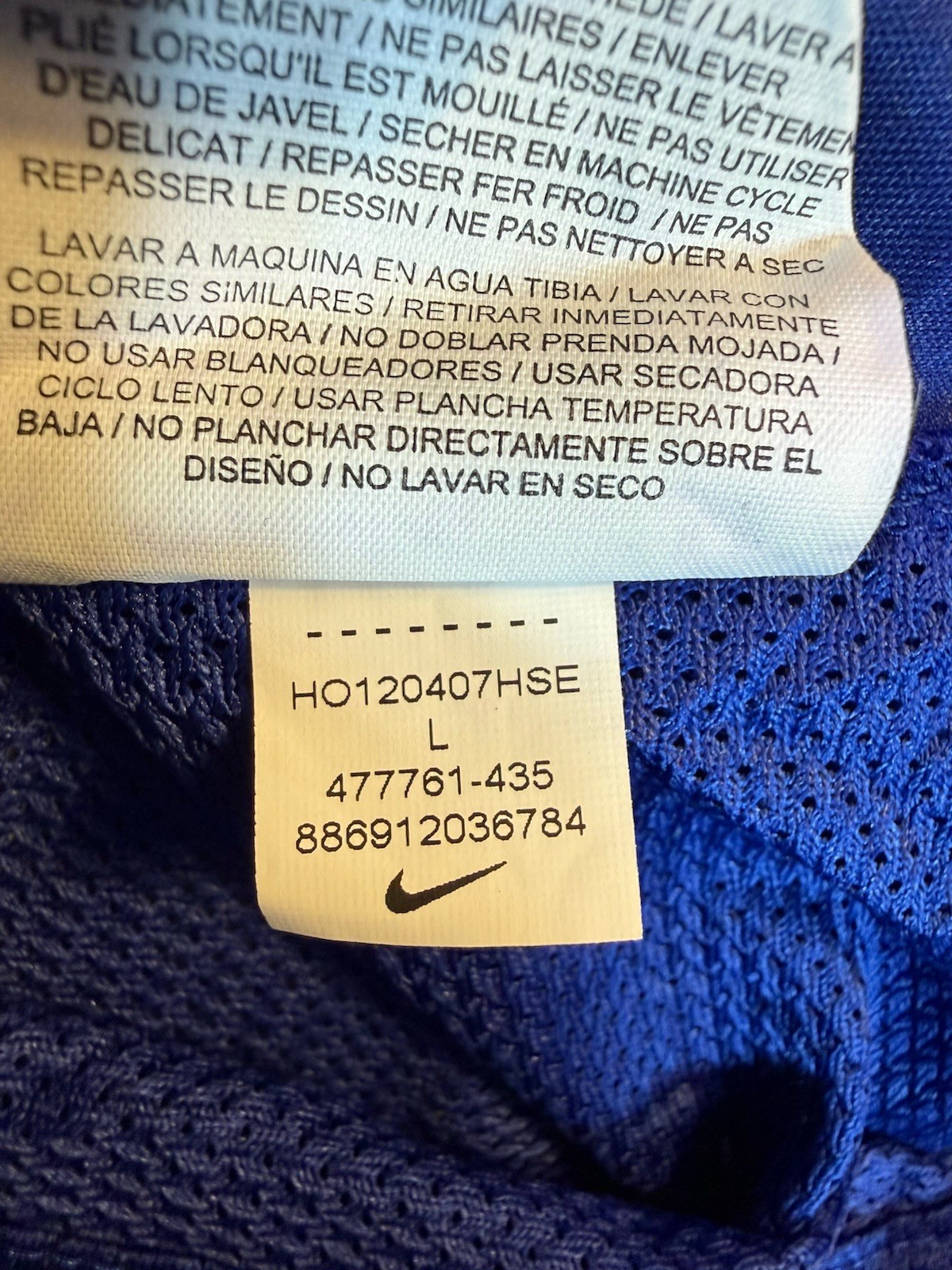 Nike Barcelona Training Kit Long Sleeve Player Jersey Shirt Warm Up 2012-2013