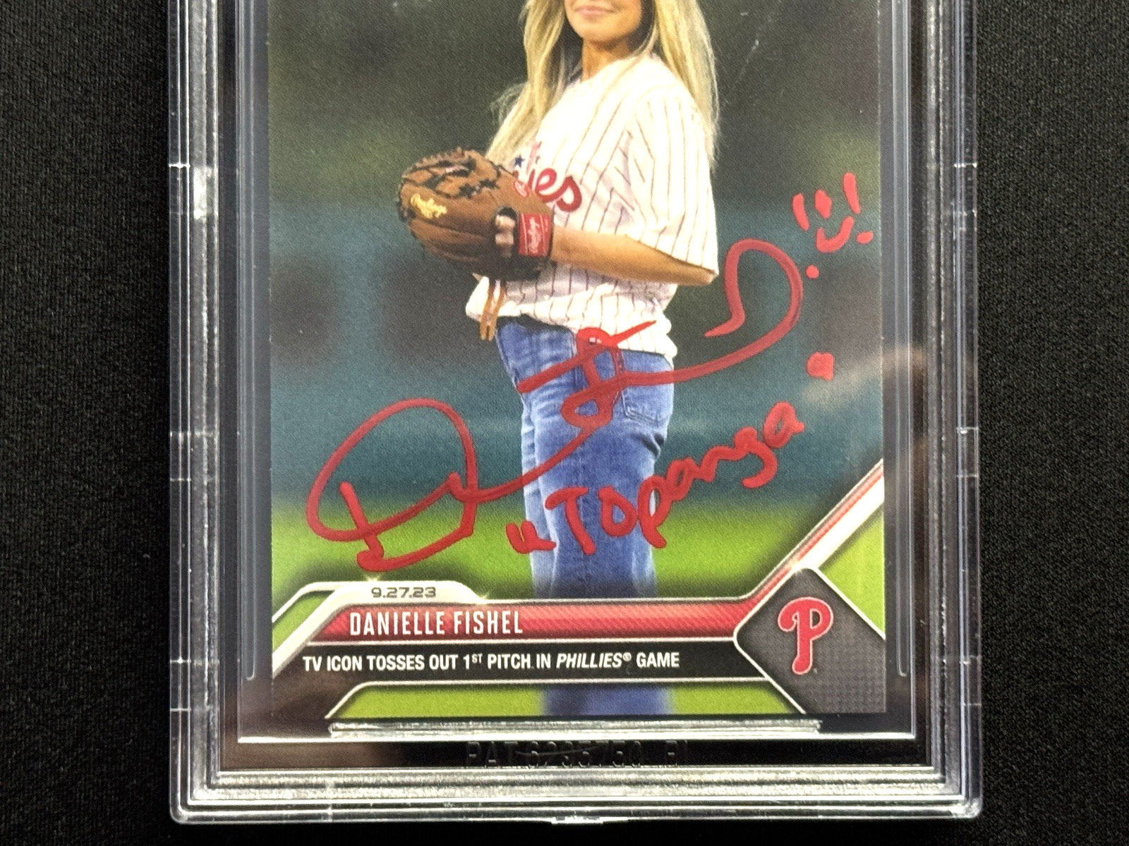 Danielle Fishel Signed Auto BECKETT BAS 2023 Topps Now #931 Boy Meets World