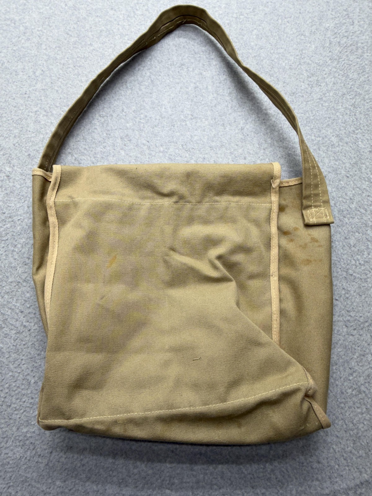 Vintage NBC Sports Wimbledon Bag Messenger One Size Beige Canvas Tennis 1978