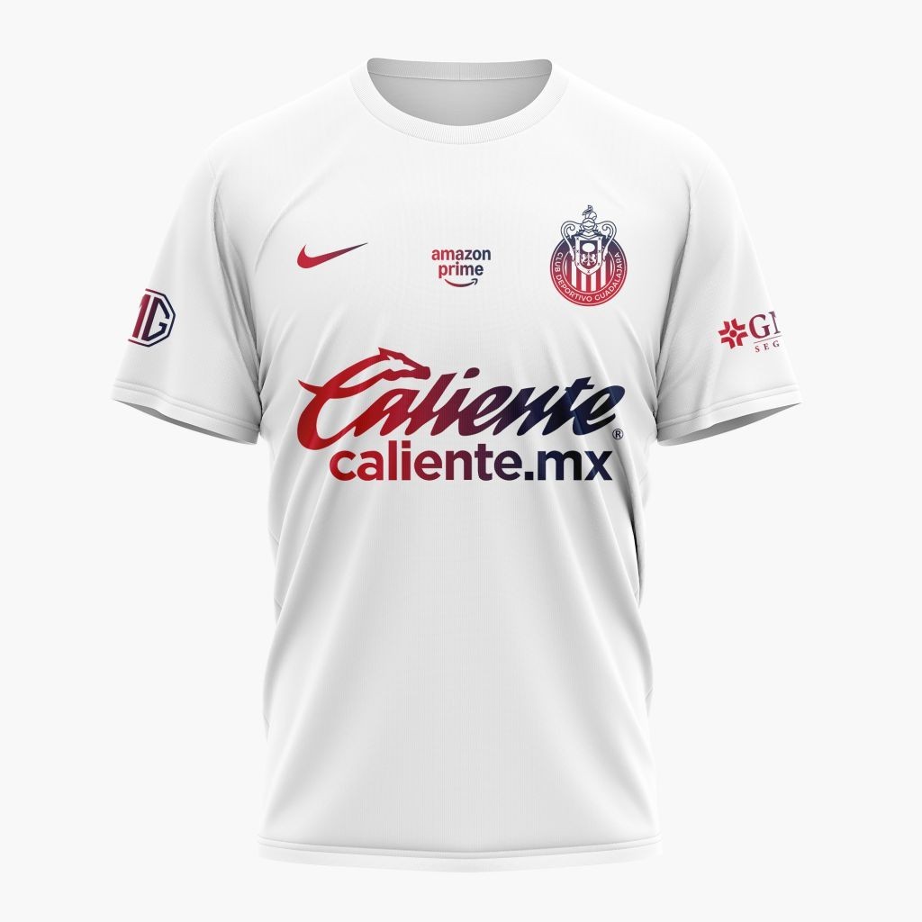 LIGA MX Chivas Guadalajara Personalized 2026-27 Away 3D T-Shirt S-5XL