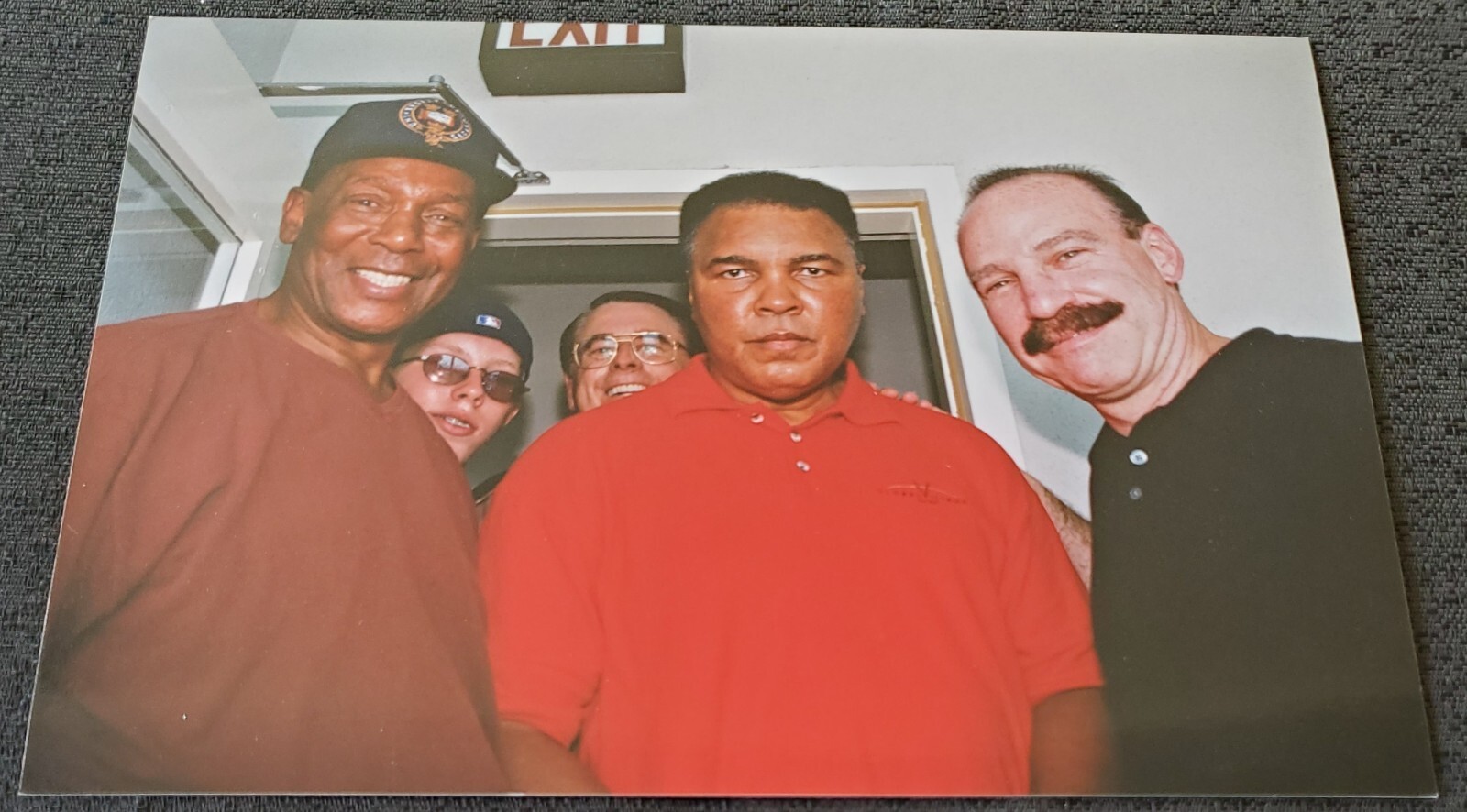 Ernie Banks + Muhammad Ali 1999 MLB Chicago Cubs 5×7 Candid Photograph