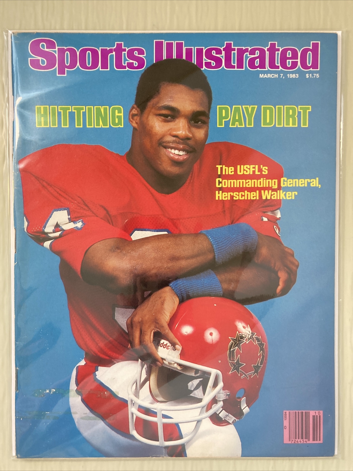 Sports Illustrated March 7 1983 Herschel Walker USFL New Jersey Generals