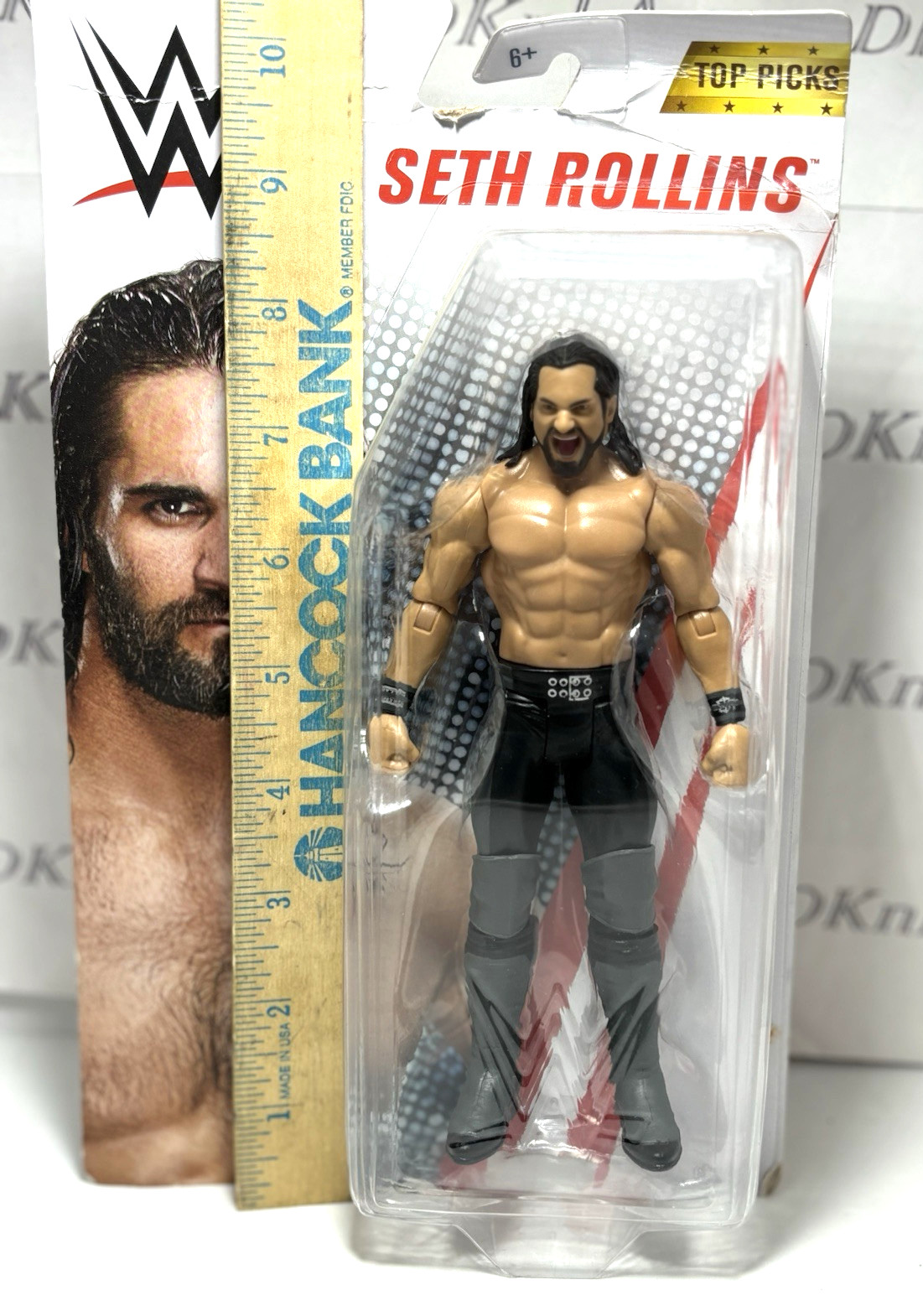 WWE Elite Collection Action Figures John Cena, Roman Reigns, Drew McIntyre, Seth
