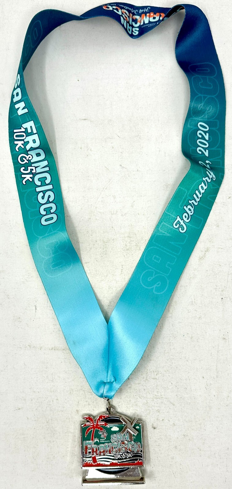 2020 Kaiser Permanente San Francisco KPSF Half Marathon 5k 10k Finisher Medal