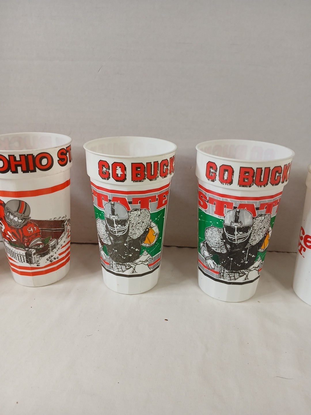 Ohio State Buckeyes College Football Plastic Cup Lot Of 21 Drinking Cups Bucks