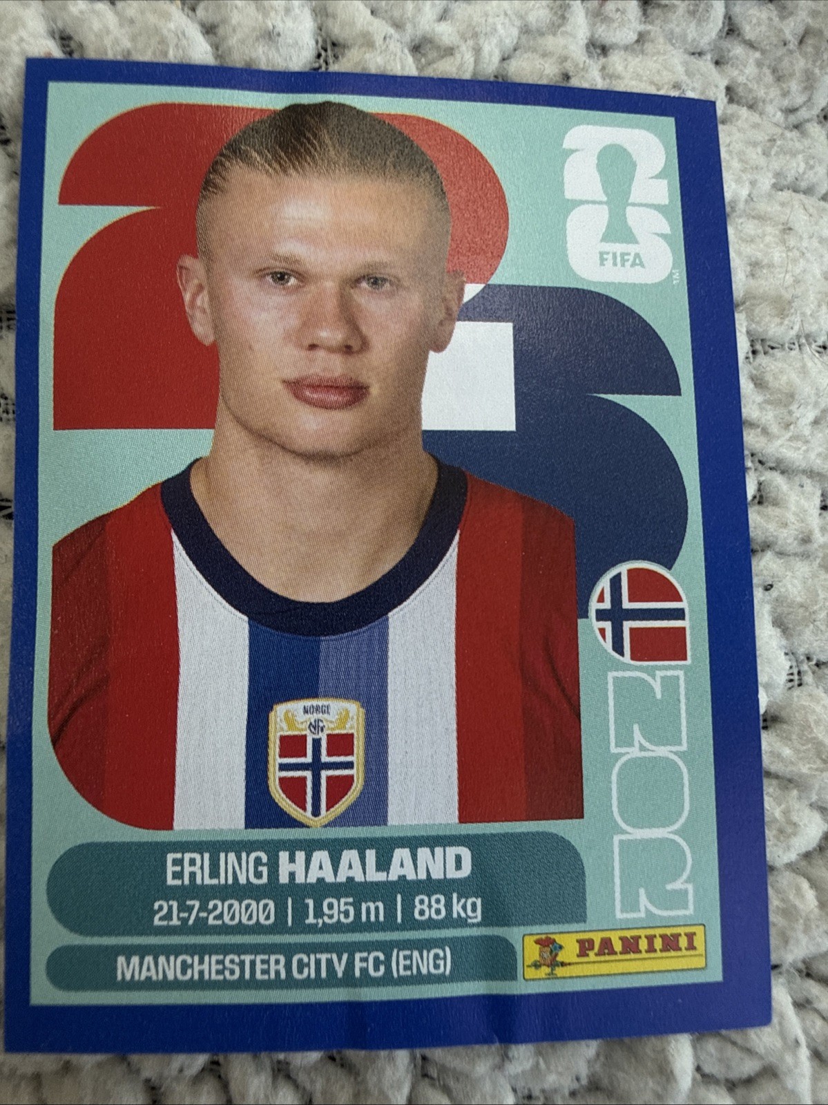 NOR15 panini fifa world cup 2026 sticker