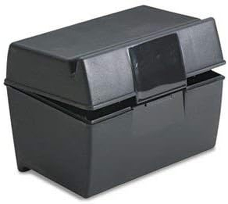 3″ x 5″ Index Card Holder Box With A-Z Dividers Storage Case Holds 300 Cards