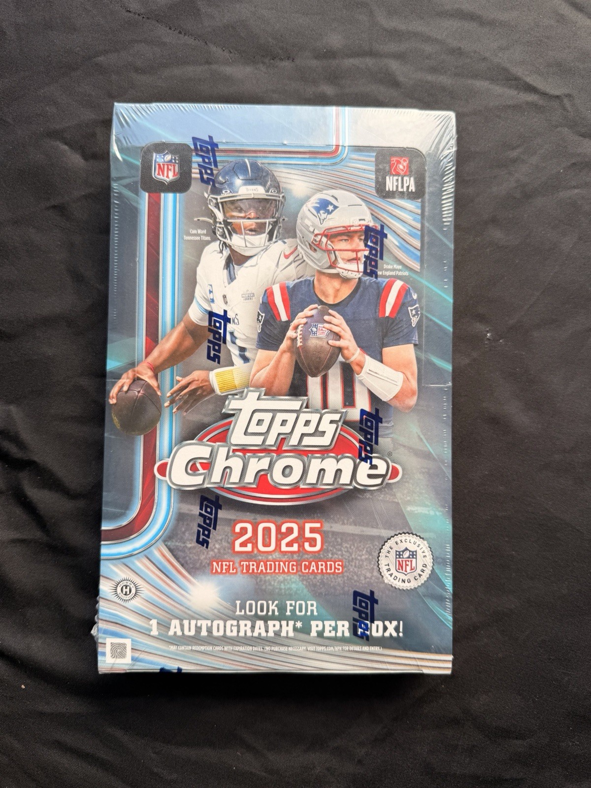 2025 Topps Chrome NFL Football Hobby Box – Brand New Sealed
