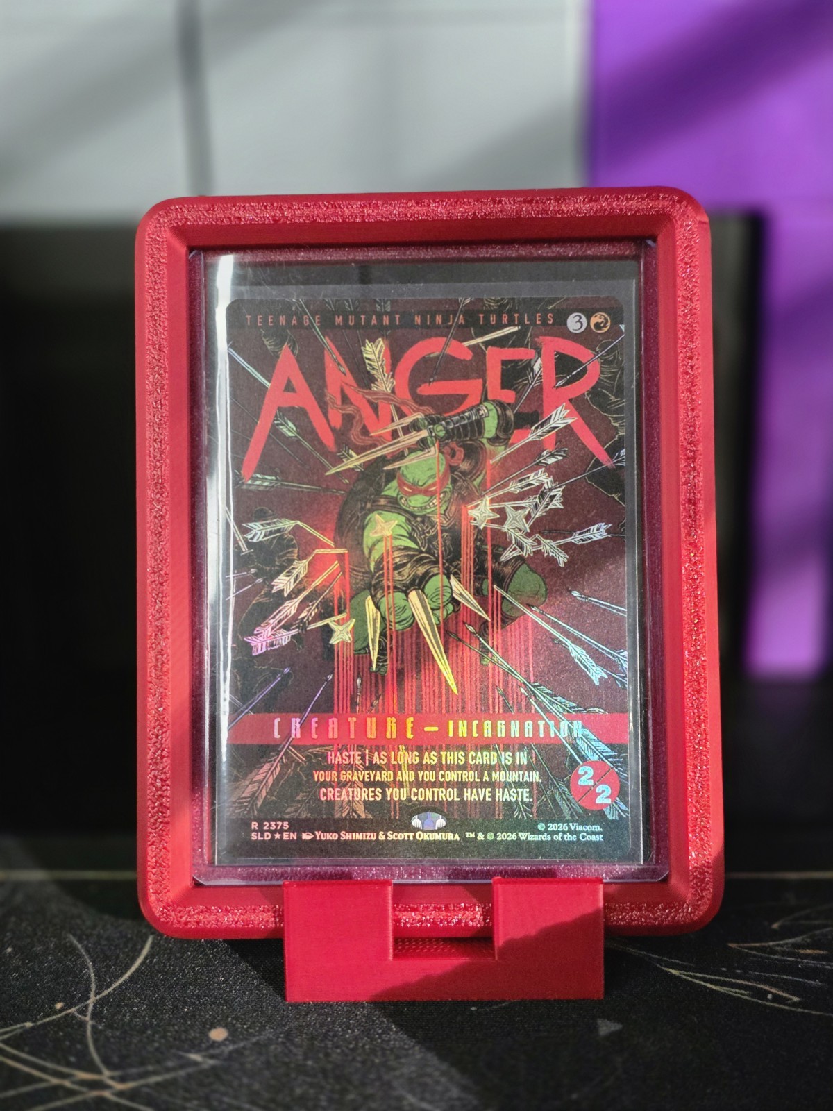 Trading Card Display Frame w/ Top Loader Included – MTG Pokémon TCG Card Stand