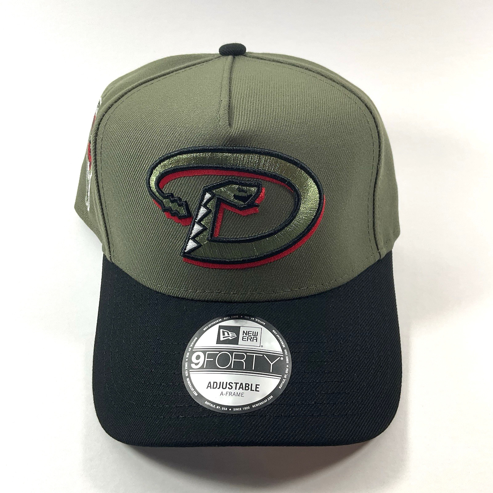 New Era AZ Diamondbacks Exclusive FREDDY SB OLIVE 9FORTY AFrame Snapback Hat Cap