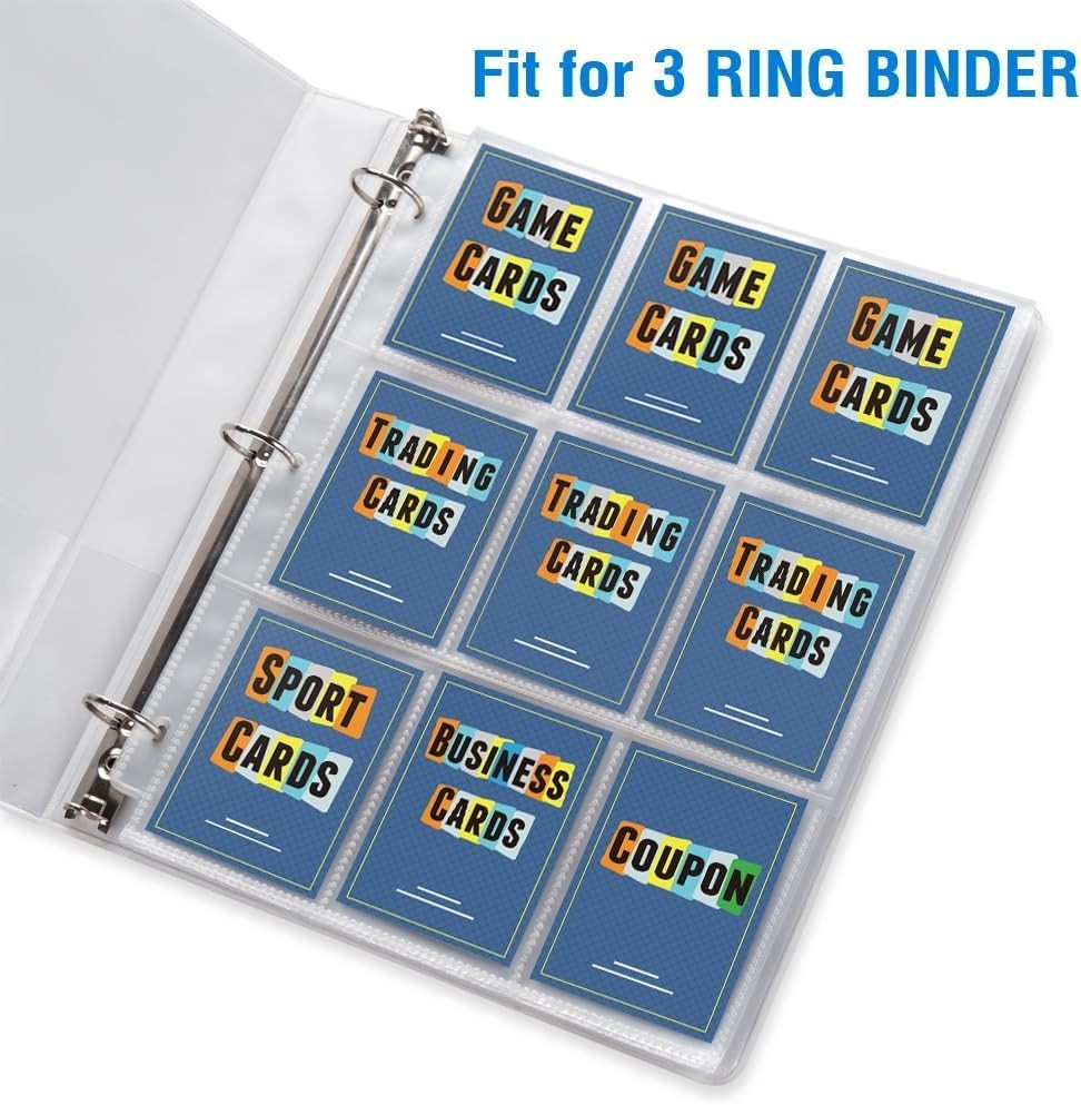Archival Quality Trading Card Holders, 120 Pack for Sports & Game Card Storage