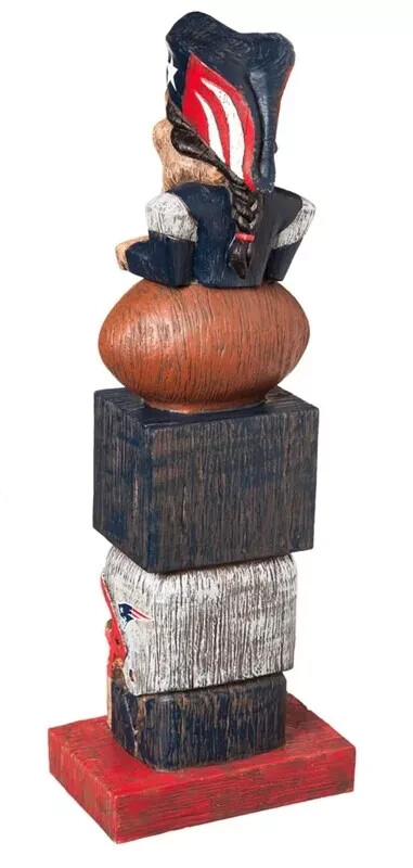 New England Patriots Tiki Tiki Totem Statue