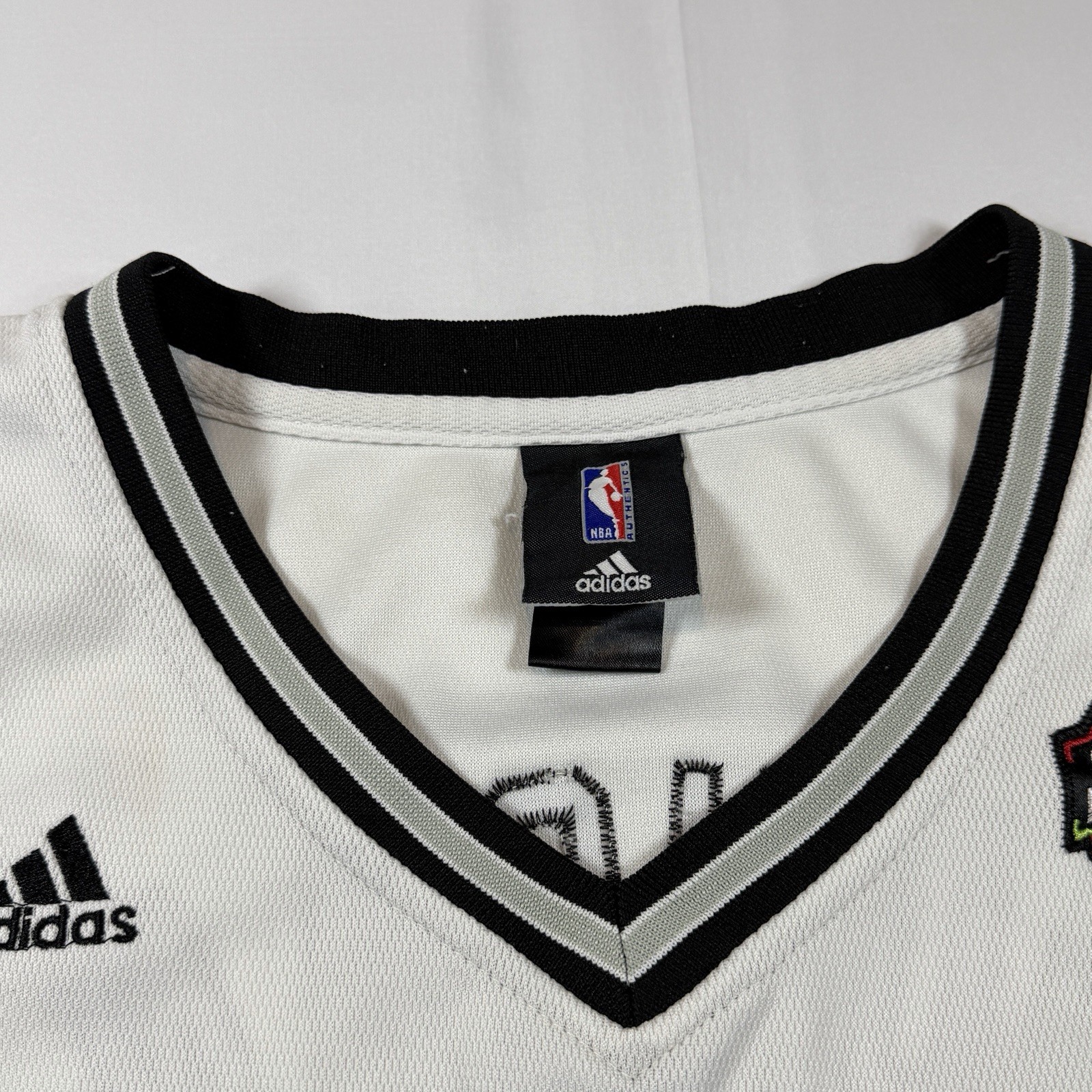 Tim Duncan San Antonio Spurs Noche Latina Adidas XS Jersey NBA Latin Night