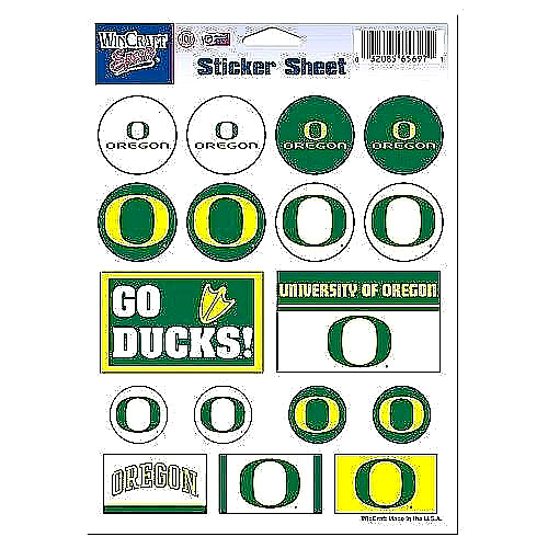 Oregon Ducks Vinyl Die-Cut Sticker Set / Decal Sheet *Free Shipping