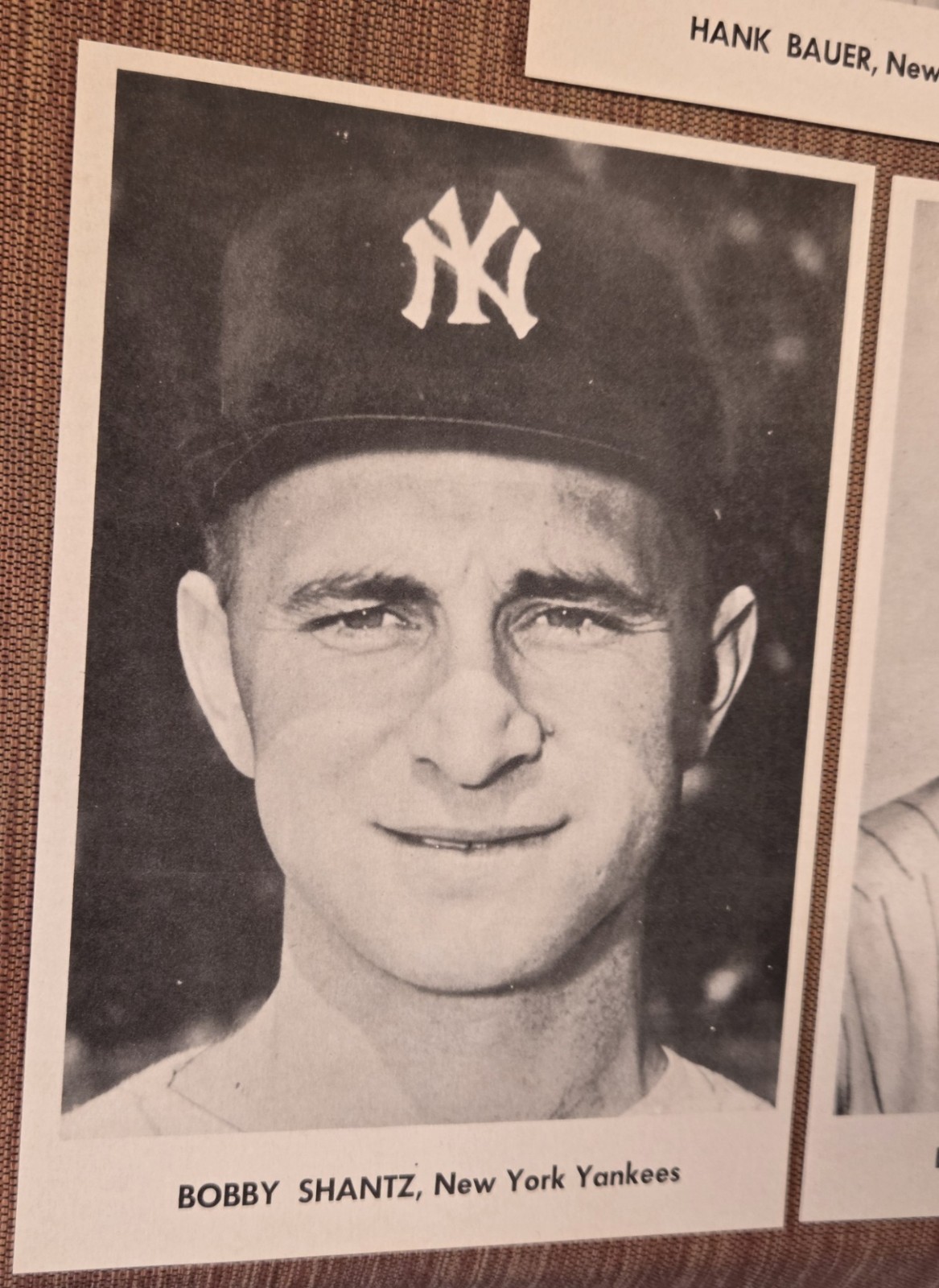 1958 Jay Publishing Yankees Hank Bauer Bobby Shantz Turley 5×7 Baseball Photos