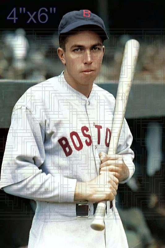 Mel Almada – 1935 Boston Red Sox – choose a size – colorized print