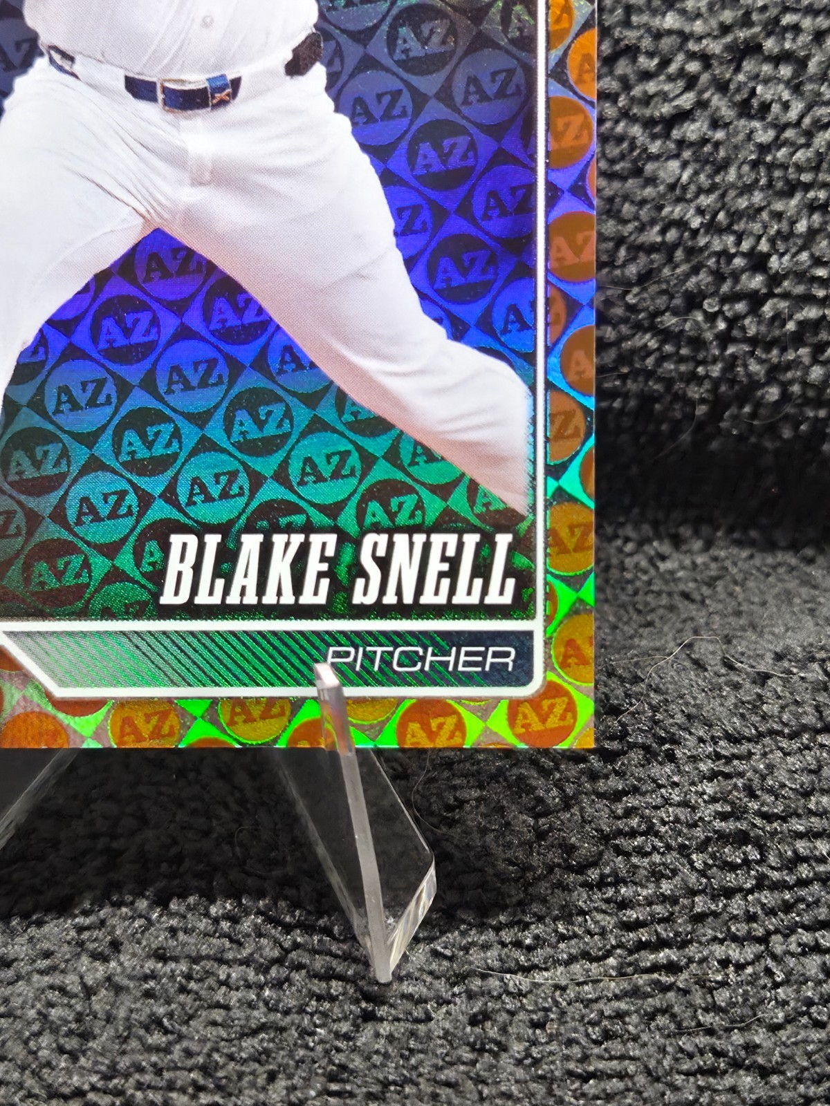 Blake Snell 2026 Topps Series 1 #340 Orange Spring Training Foil /25 Dodgers