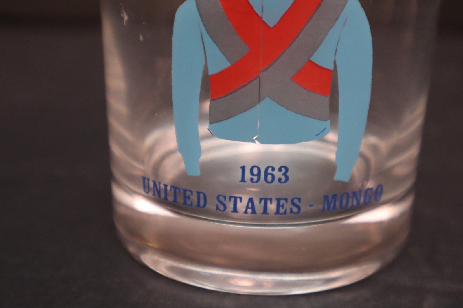 Washington D.C. International Horse Racing Glass Jockey Tumblers Glass 1961-1963
