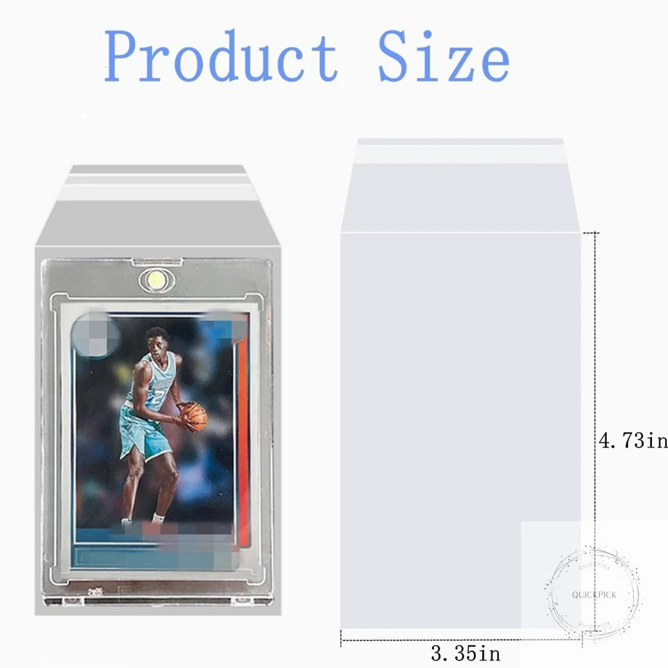 200PCS Resealable Team Bags for One Touch Card Holders 35PT-130PT, Fit Sleeves