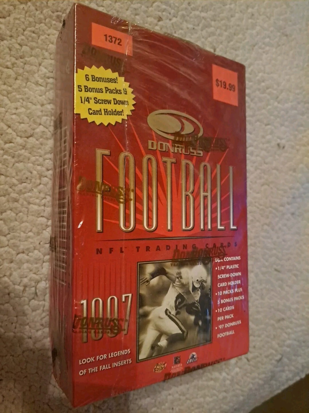 1997 Donruss Football Hobby Box 150 NFL Trading Card Factory Sealed Legends Fall