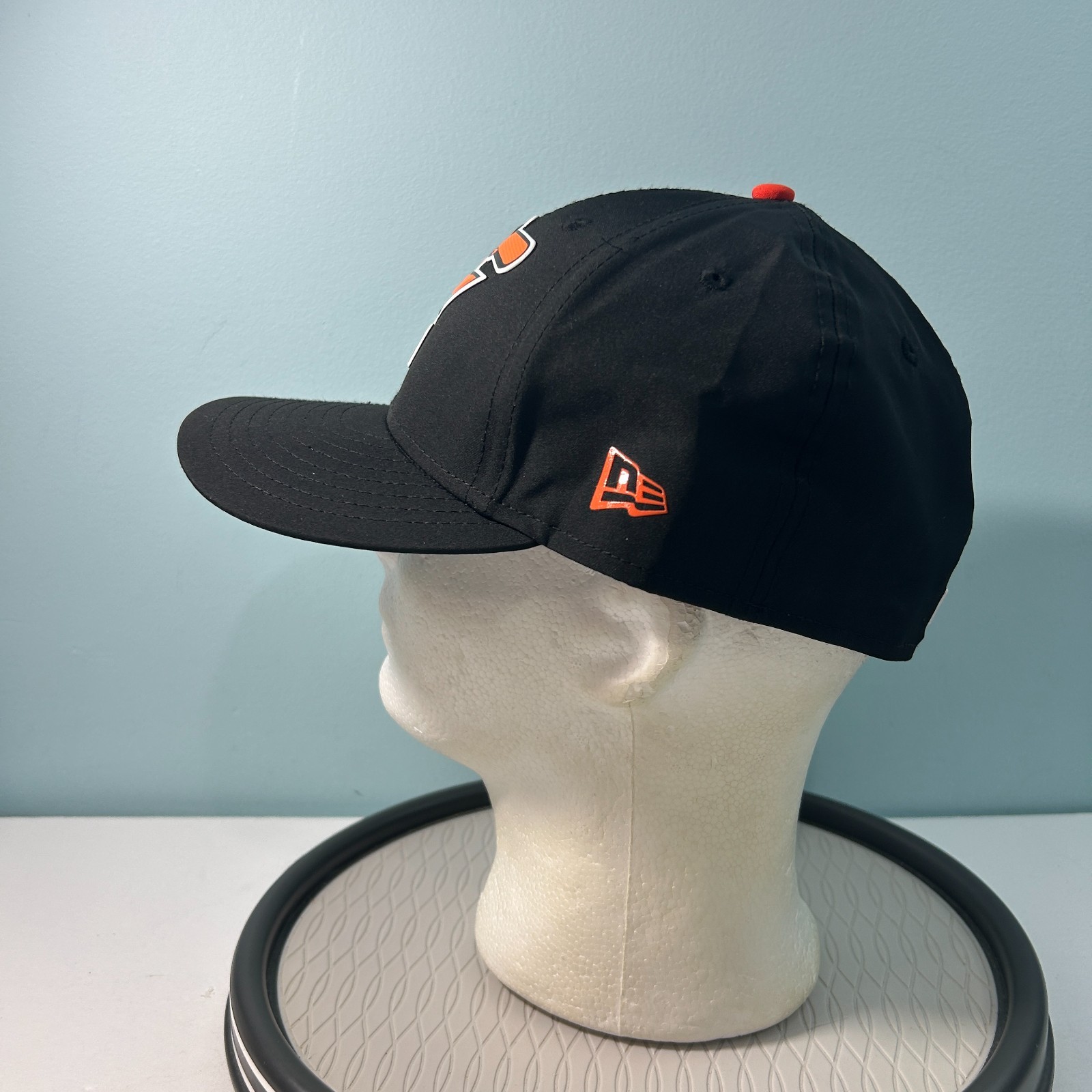 Baltimore Orioles Hat Fitted 7 3/8 New Era 59Fifty Performance Cap Black Bird