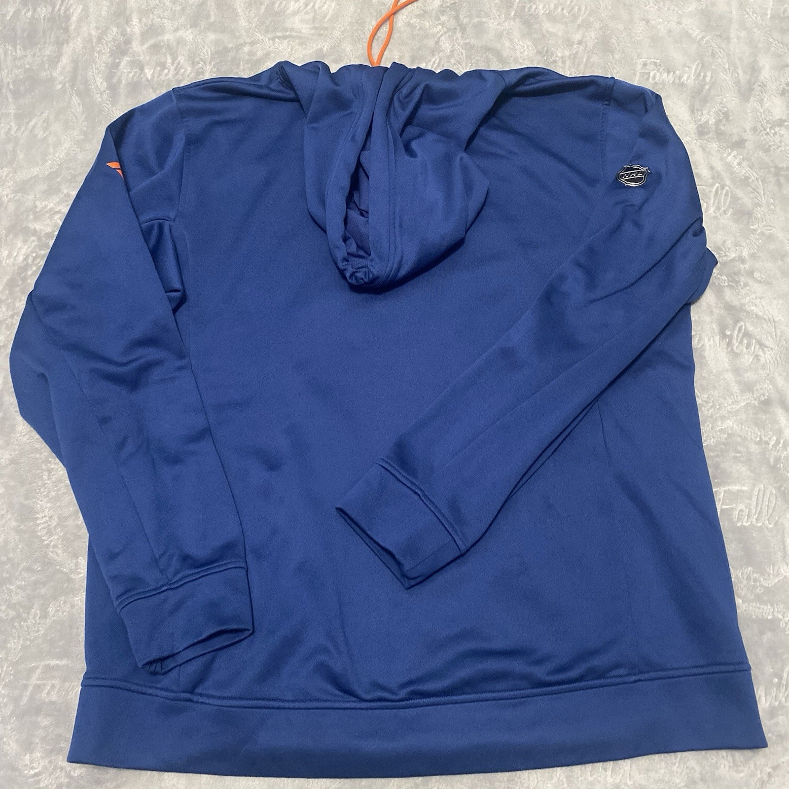 Men’s Edmonton Oilers Fanatics Royal Blue Pro Performance Pullover Size XL NHL