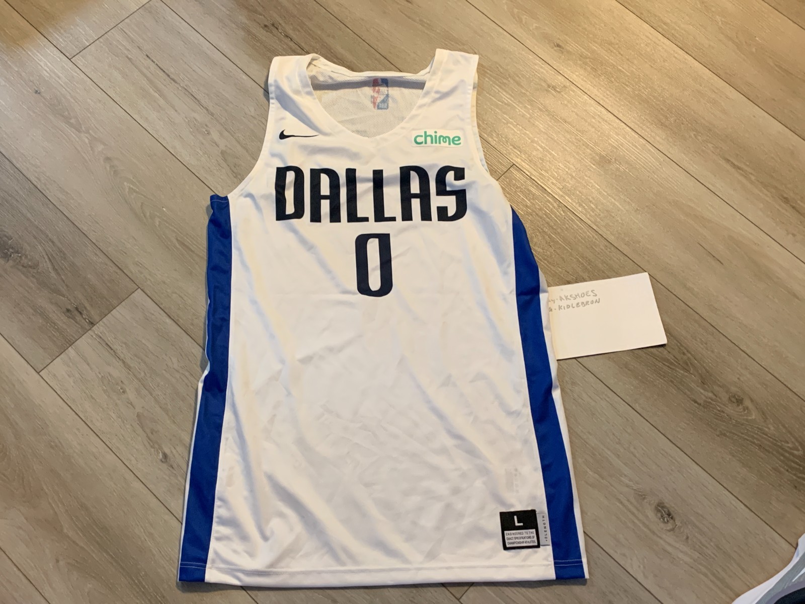 Dallas Mavericks Nike NBA Authentics Practice Jersey Basketball LARGE Team Issue