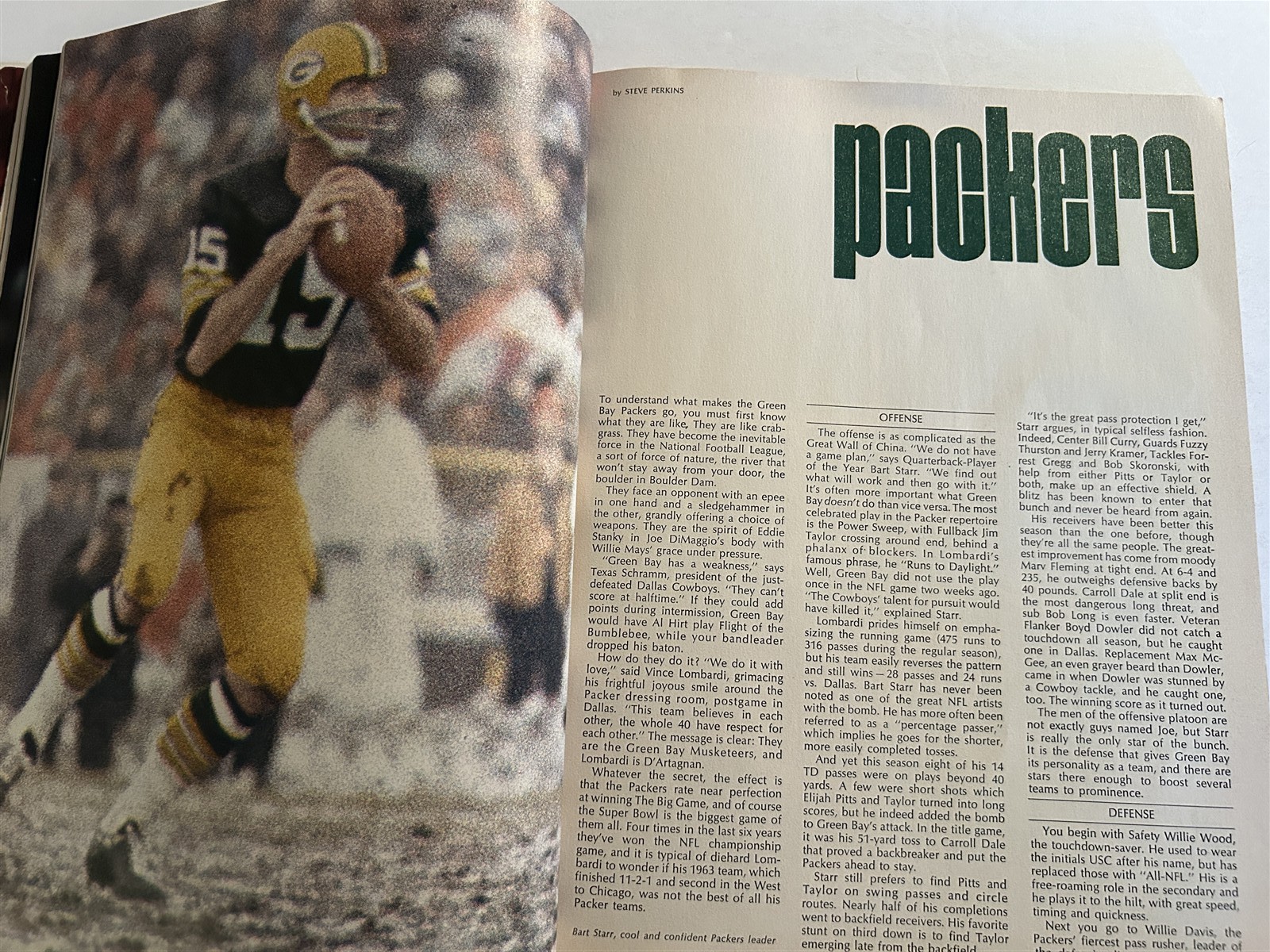1967 SUPER BOWL I Program GREEN BAY PACKERS vs Kansas City Chiefs STARR Dawson