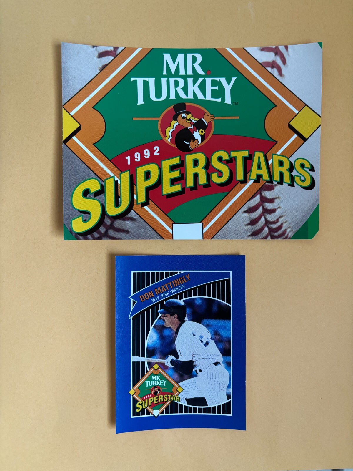 U Pick 1992 Mr. Turkey – Regular and Oversized promo – tough oddball food issue