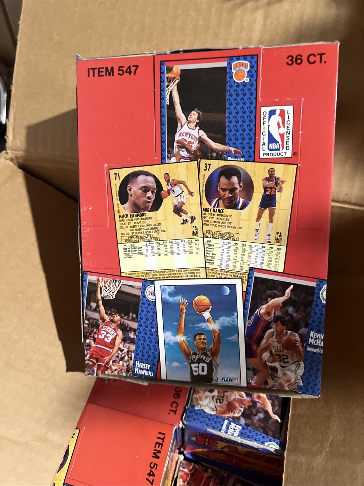 1991 Fleer BASKETBALL Sealed Box From Case PRO VISIONS Michael Jordan
