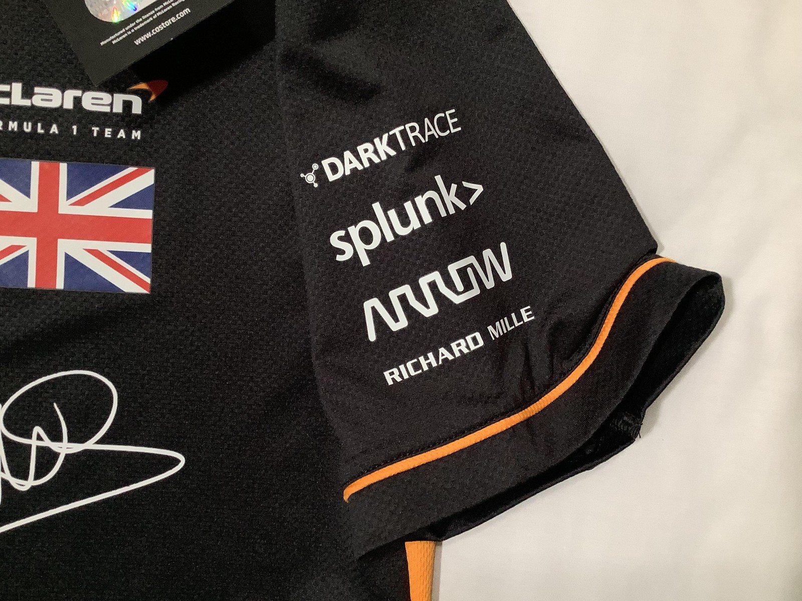 McLaren Formula 1 Team Shirt Mens Large Orange F1 Racing Castore Norris 4