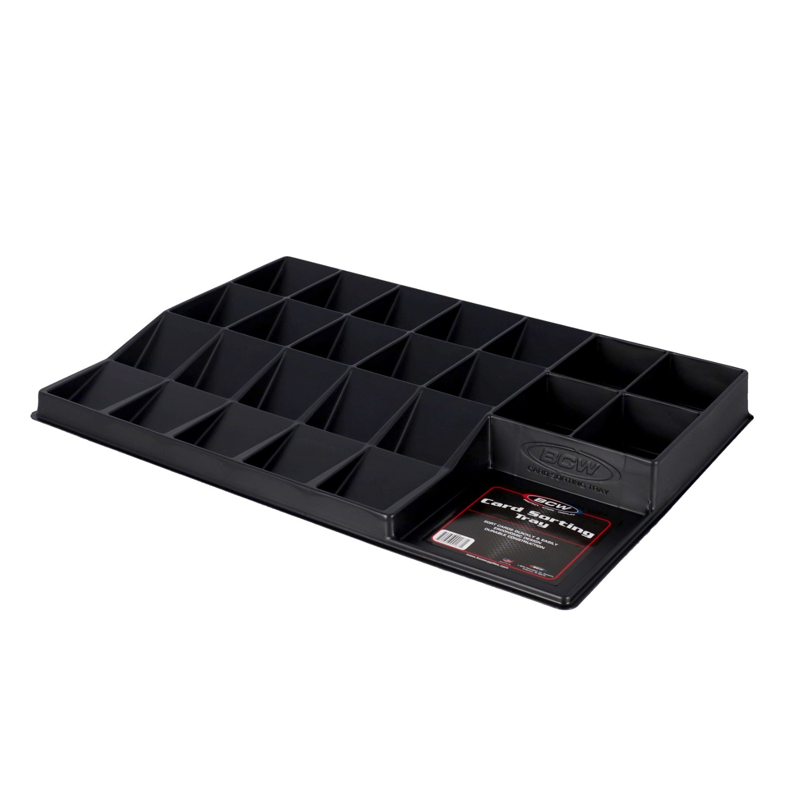 2-PACK BCW 24 Cell Black Card Sorting Tray Organizer Holder for Trading Cards