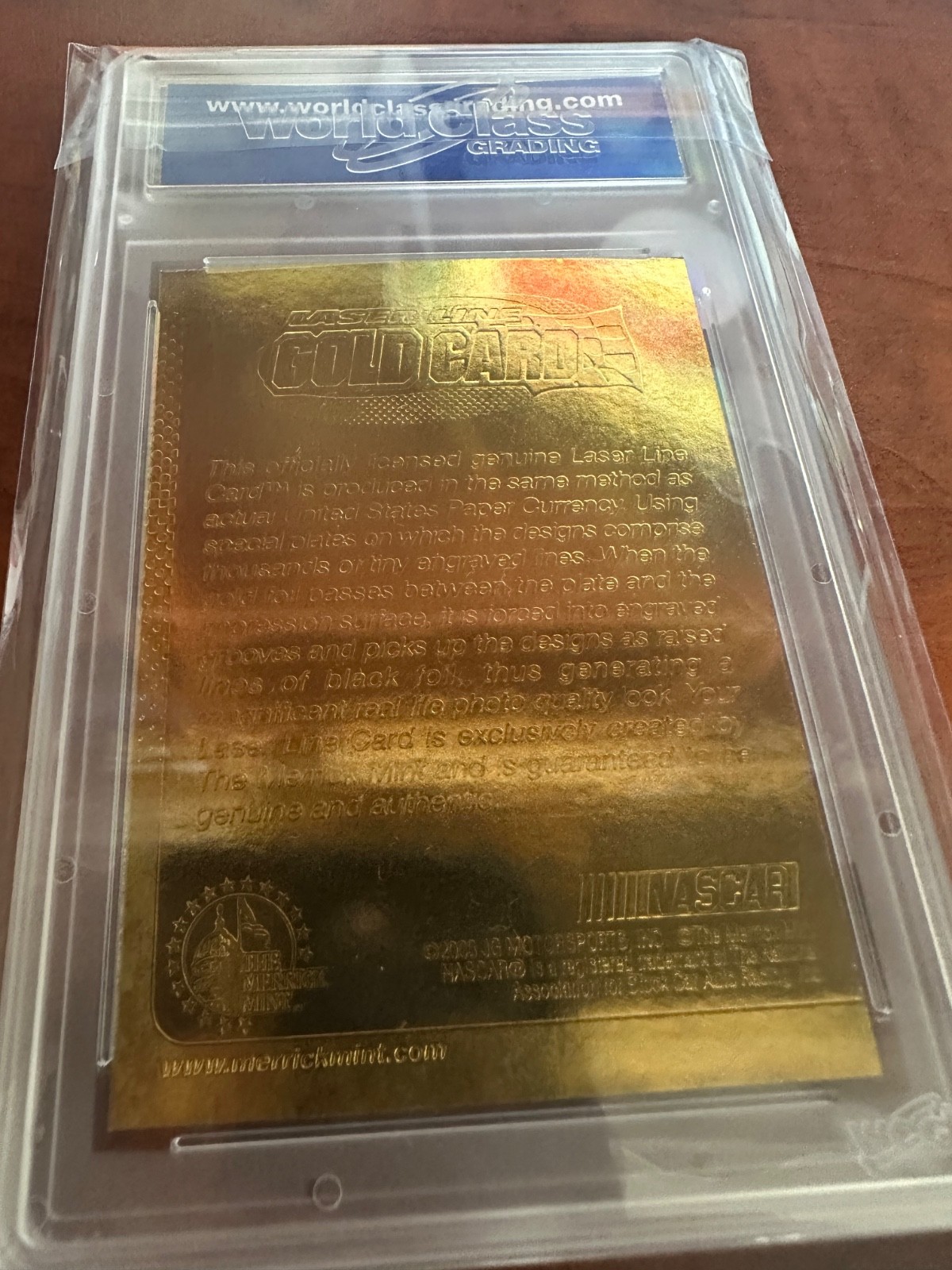 2003 Merrick MINT 23KT Gold Jimmie Johnson Lowe’s #48