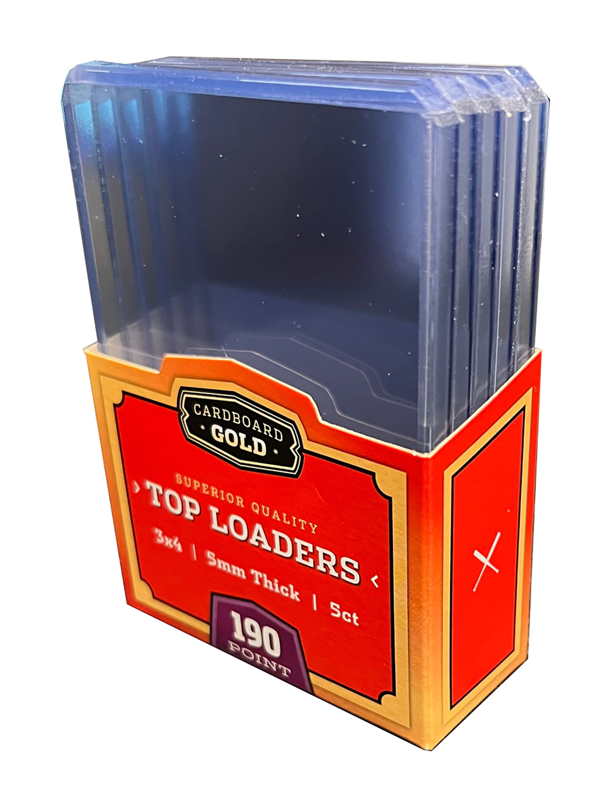 60 Ultra CBG Pro 3×4 TOP LOADERS SUPER MEMORABILIA 5mm 190pt Thick Cards Jersey