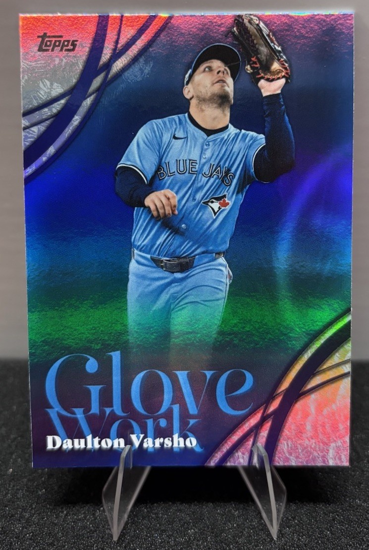 Topps 2026 Glove Works Insert Daulton Varsho Toronto Blue Jays GW-55