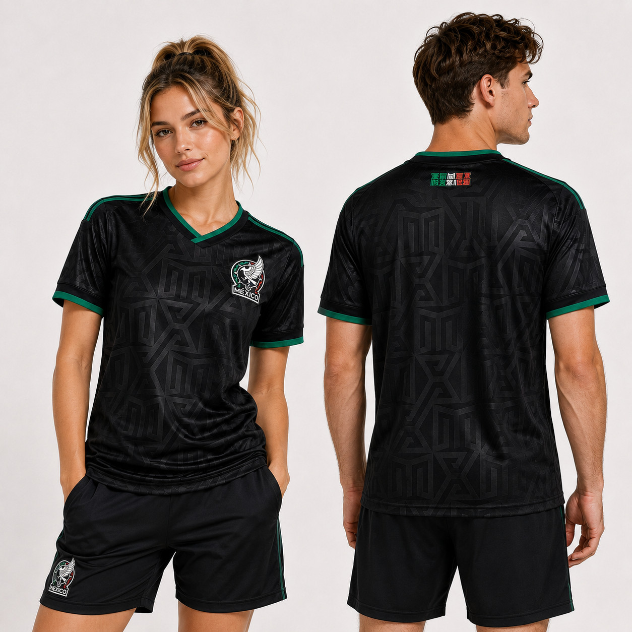 New 2026 Black Third Mexican Soccer Jersey Shirt National Pride Fan Apparel