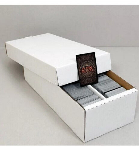 New (1) BCW 1,600 Count Cardboard Shoe Storage Box With Lid For Trading Cards