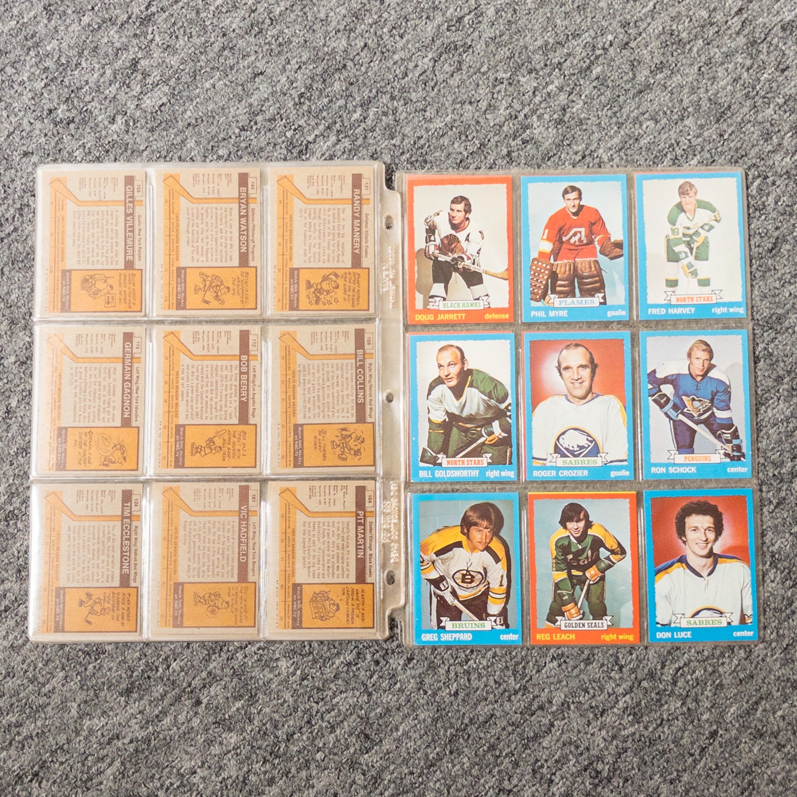 Lot of 50 Hockey Cards – 1973-1974 Topps Collection