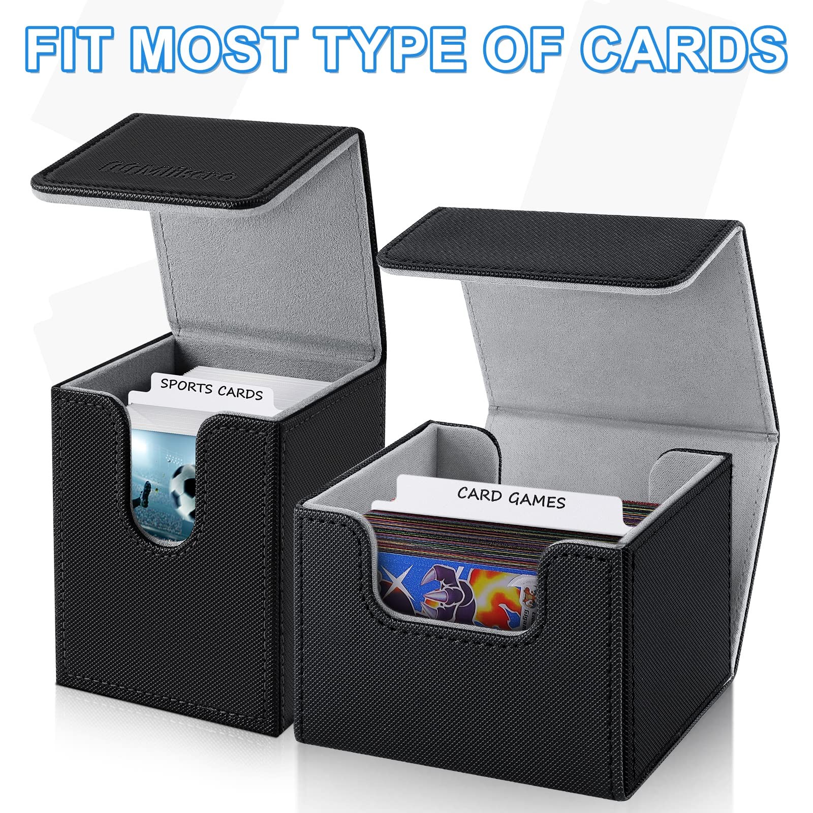 Card Dividers 60 Pcs White Tabs Blank For MTG TCG Sports Game Cards 2.71×3.8 Inc