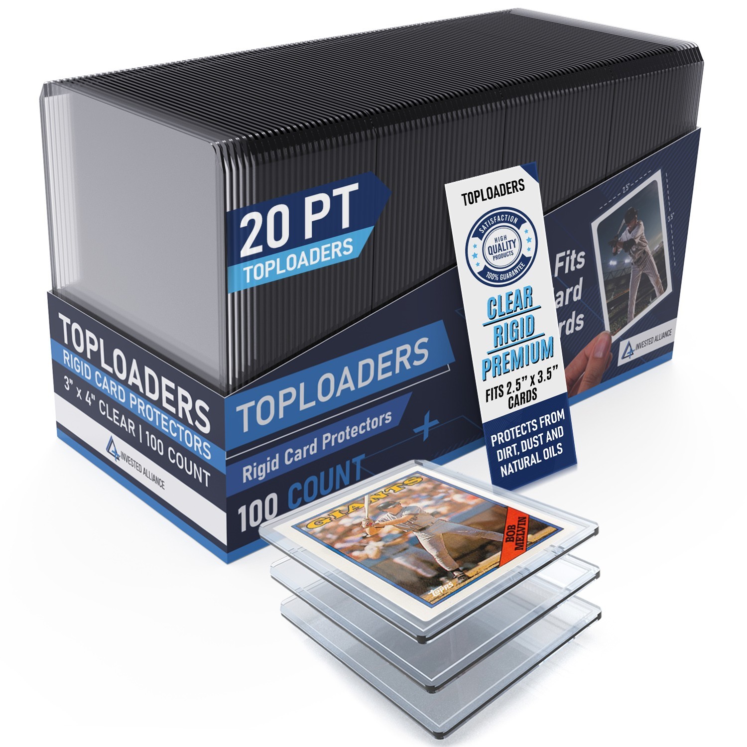 Premium Trading Card Toploaders 20PT–360PT | Sports, Baseball & TCG Card Holders