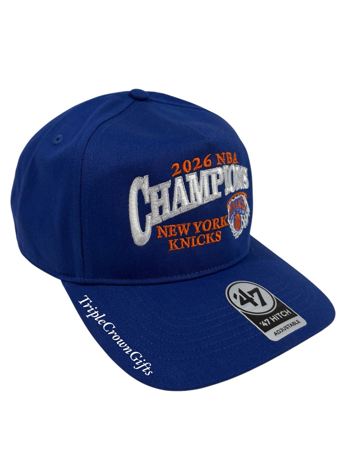 New York Knicks ’47 Brand Hitch Hat Adjustable Snapback Royal NBA Champions 2026